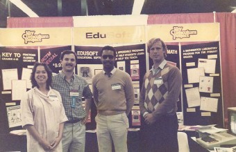 Exhibiting in 1984 at the NCTM annual meeting in San Francisco.